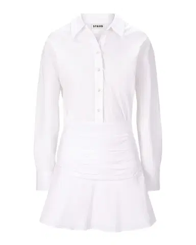 STAUD Indya Poplin Mini Shirtdress | Thumbnail 1
