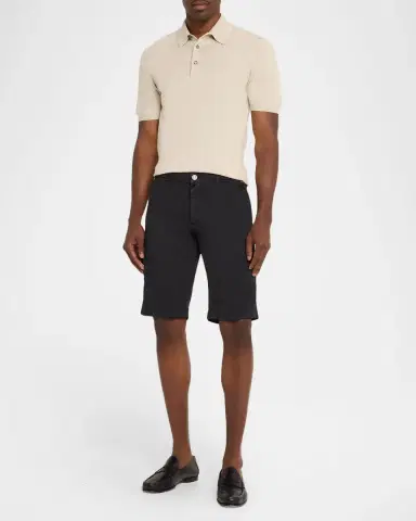 Kiton Men's Cotton Knit Polo Shirt | Thumbnail 2