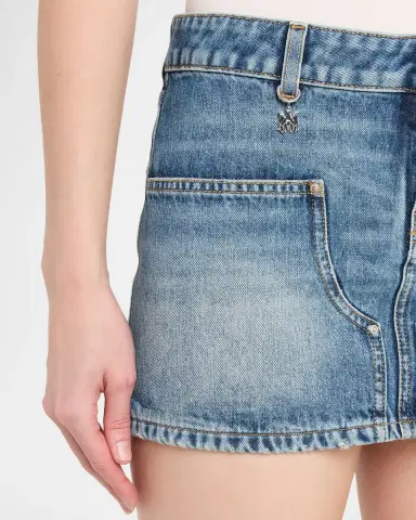 Amiri Denim Carpenter Mini Skirt | Thumbnail 5 Amiri Denim Carpenter Mini Skirt | Thumbnail 5