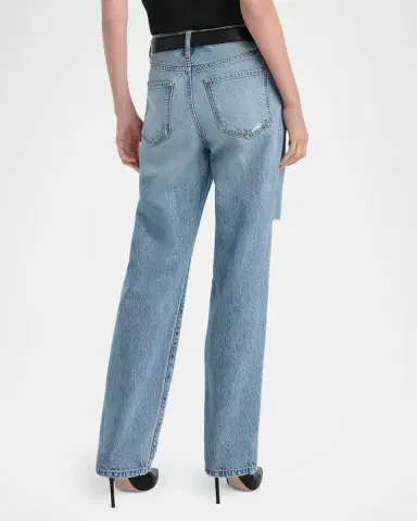 Favorite Daughter The Tommy Low-Slung Straight Jeans | Thumbnail 2