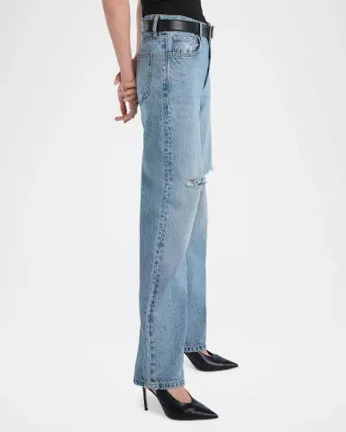 Favorite Daughter The Tommy Low-Slung Straight Jeans | Thumbnail 3