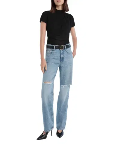 Favorite Daughter The Tommy Low-Slung Straight Jeans | Thumbnail 1