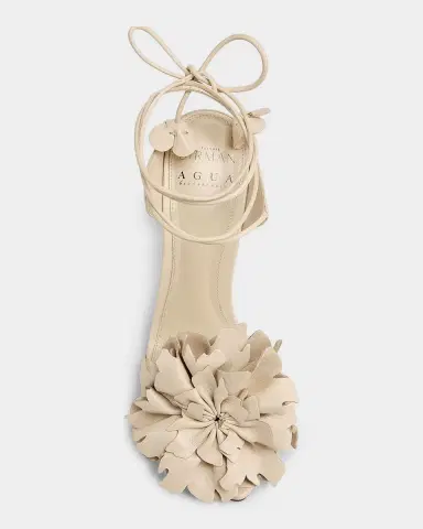 Alexandre Birman x Agua by Agua Bendita Ornela Leather Ankle-Wrap Sandals | Thumbnail 4 Alexandre Birman x Agua by Agua Bendita Ornela Leather Ankle-Wrap Sandals | Thumbnail 4