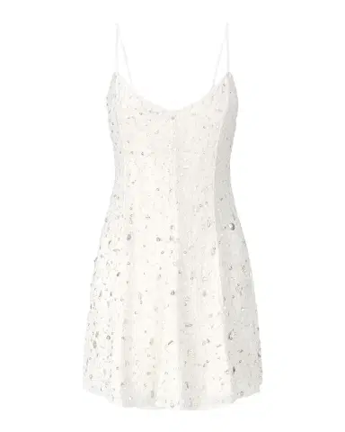 STAUD Emily Embellished Tulle Mini Dress | Thumbnail 1