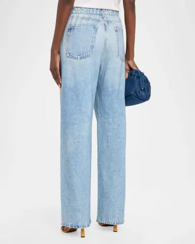 rag & bone rb Miramar Terry Wide-Leg Track Jeans | Thumbnail 2 rag & bone rb Miramar Terry Wide-Leg Track Jeans | Thumbnail 2