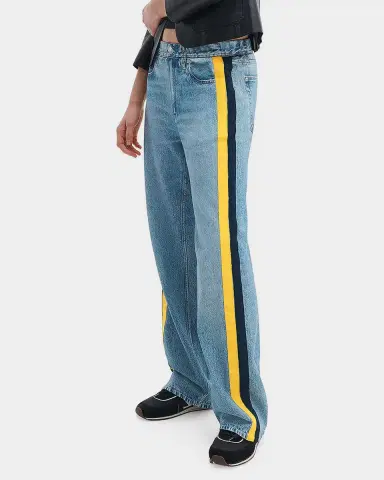 rag & bone rb Miramar Terry Wide-Leg Track Jeans | Thumbnail 6 rag & bone rb Miramar Terry Wide-Leg Track Jeans | Thumbnail 6