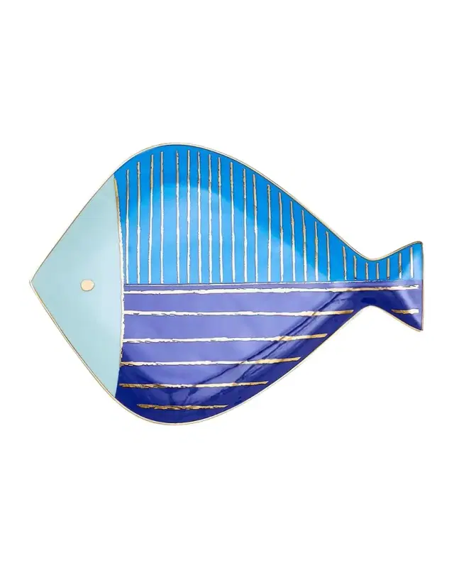 Jonathan Adler School of Fish Round Tray