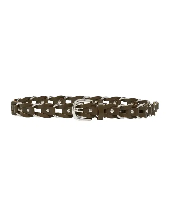 Isabel Marant Bali Woven Leather Belt