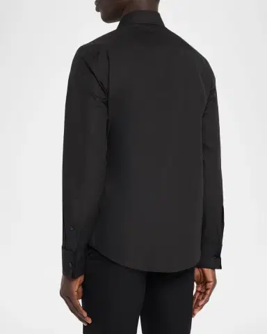 Burberry Men's Slim Fit Cotton Tuxedo Shirt | Thumbnail 3