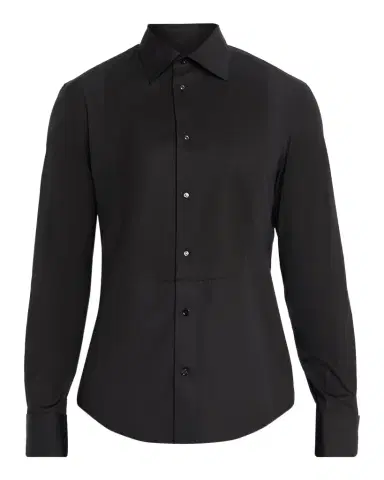 Burberry Men's Slim Fit Cotton Tuxedo Shirt | Thumbnail 1