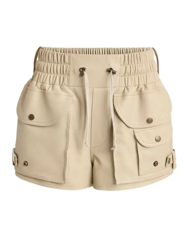 Cotton Twill Utility Shorts