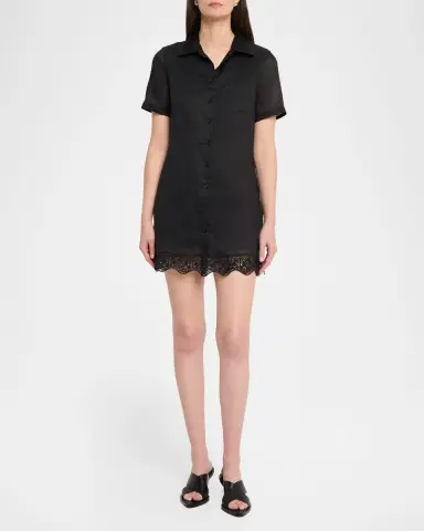FRAME The Embroidered Seaside Dress | Thumbnail 2 FRAME The Embroidered Seaside Dress | Thumbnail 2