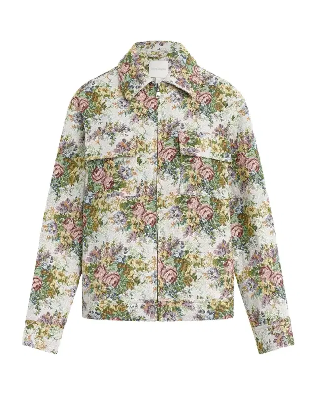 The Birdie Floral Jacquard Jacket