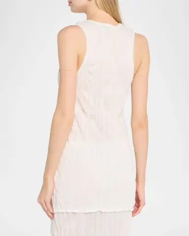 TOTEME Crinkled Knit Tank Top | Thumbnail 3