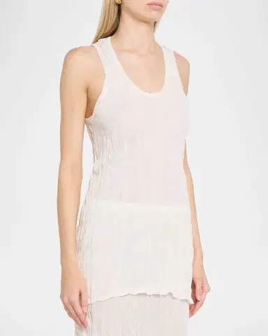 TOTEME Crinkled Knit Tank Top | Thumbnail 4
