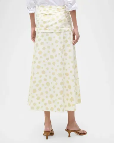 STAUD Sol Ditsy Floral Midi Skirt | Thumbnail 5 STAUD Sol Ditsy Floral Midi Skirt | Thumbnail 5