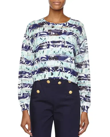 Alice + Olivia Hollis Flared Denim Mini Dress | Thumbnail 7 Alice + Olivia Hollis Flared Denim Mini Dress | Thumbnail 7