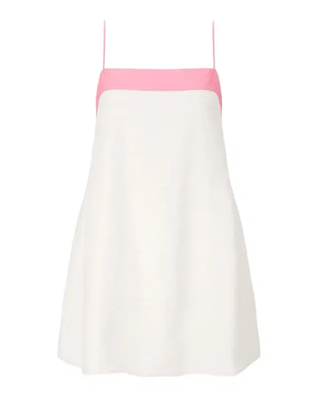 STAUD Laura Linen Mini Dress