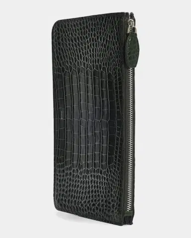 Toteme Croc-Embossed Leather Clutch Bag | Thumbnail 15