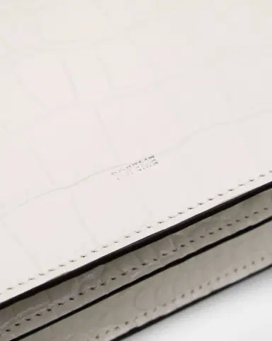 Toteme Croc-Embossed Leather Clutch Bag | Thumbnail 10