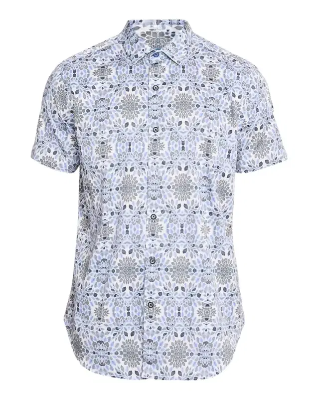 Men's Amagansett Satin Short-Sleeve Shirt Men's Amagansett Satin Short-Sleeve Shirt