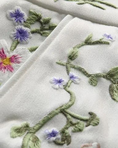 ALICE + OLIVIA Cady High-Rise Embroidered Shorts | Thumbnail 5