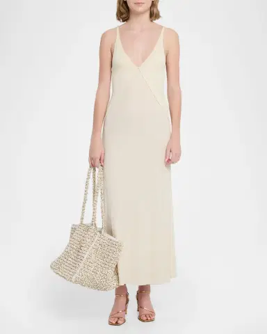 BTB Los Angeles Metallic Pearl-Embellished Raffia Tote Bag | Thumbnail 5 BTB Los Angeles Metallic Pearl-Embellished Raffia Tote Bag | Thumbnail 5
