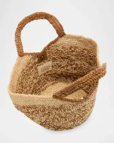 BTB Los Angeles Bronson Mini Raffia Tote Bag | Thumbnail 4