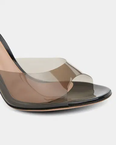 Gianvito Rossi 95mm Clear Mule Sandals | Thumbnail 2