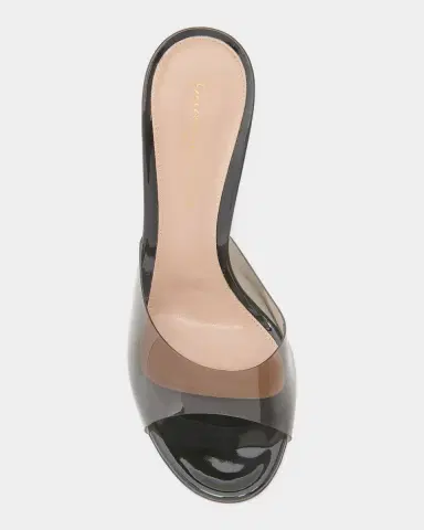 Gianvito Rossi 95mm Clear Mule Sandals | Thumbnail 3