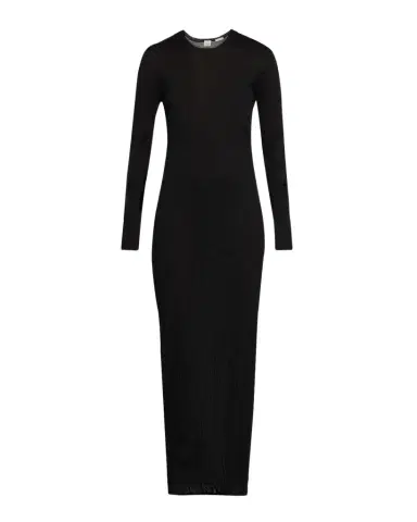 TOTEME Long-Sleeve Crinkle Knit Maxi Column Dress | Thumbnail 1