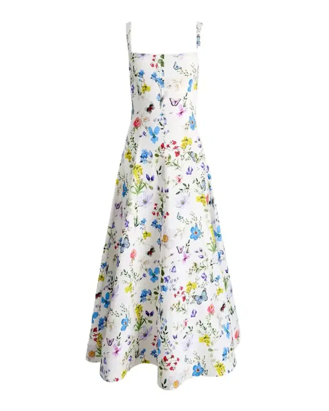 Polly Flared Midi Dress
