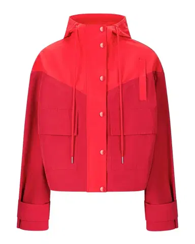 Staud Alta Hooded Peplum Jacket | Thumbnail 1 Staud Alta Hooded Peplum Jacket | Thumbnail 1