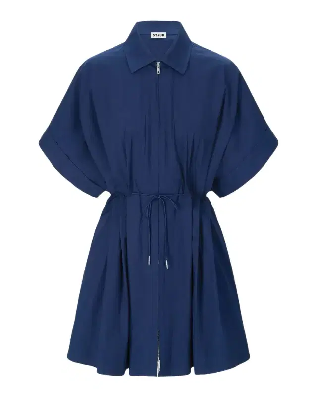 Cori Zip-Front Mini Dress