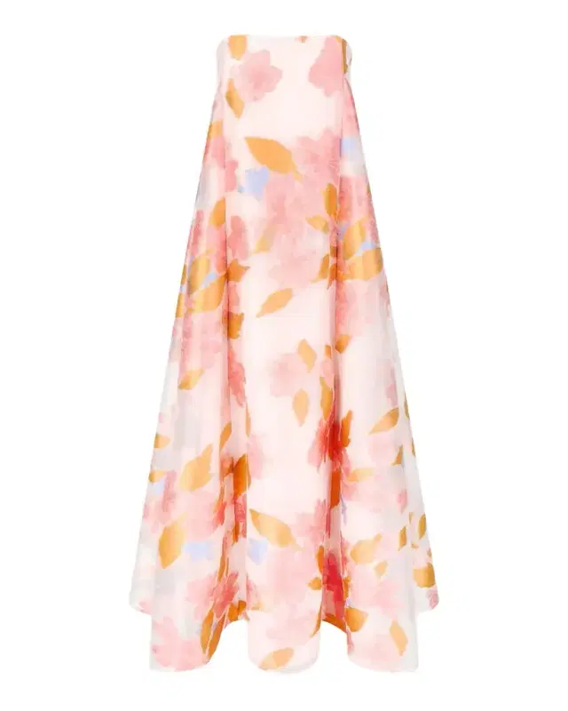 Allyson Floral Jacquard Organza Dress