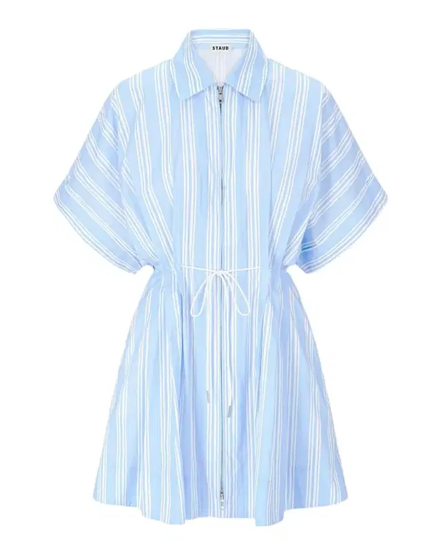 Cori Striped Cotton Mini Dress
