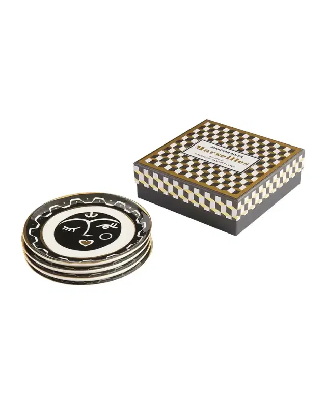 Jonathan Adler Marseilles Small Plates, Set of 4