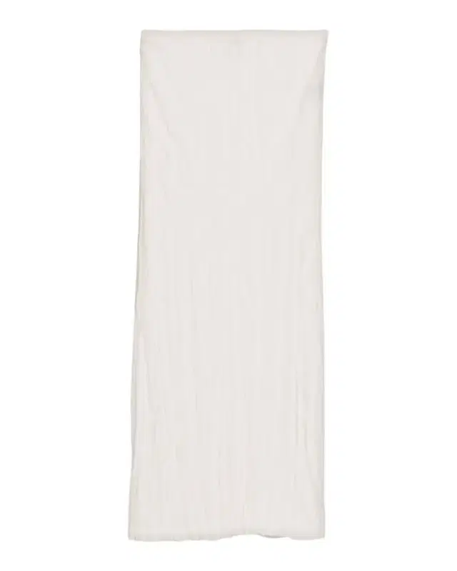 Crinkled Knit Maxi Skirt