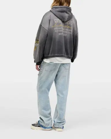 Represent x Guns N' Roses Men's Cross Zip Through Hoodie | Thumbnail 3