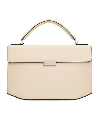 TOTEME Geometric Grain Leather Top-Handle Bag | Thumbnail 1 TOTEME Geometric Grain Leather Top-Handle Bag | Thumbnail 1