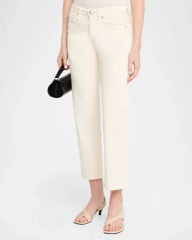 Rag & Bone Harlow Low-Rise Ankle Straight Jeans | Thumbnail 4