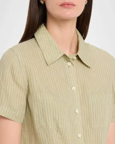 FRAME The Linen Seaside Shirt | Thumbnail 5 FRAME The Linen Seaside Shirt | Thumbnail 5