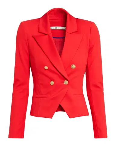 ALICE + OLIVIA Sable Double-Breasted Blazer | Thumbnail 1 ALICE + OLIVIA Sable Double-Breasted Blazer | Thumbnail 1