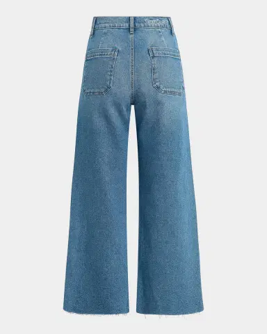 Favorite Daughter The Mischa Super High-Rise Wide Cropped Jeans | Thumbnail 5