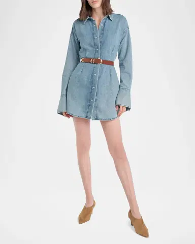 Favorite Daughter The Eyes on Me Denim Mini Dress | Thumbnail 2 Favorite Daughter The Eyes on Me Denim Mini Dress | Thumbnail 2