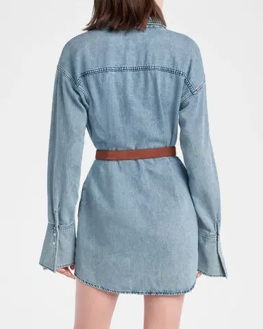 Favorite Daughter The Eyes on Me Denim Mini Dress | Thumbnail 3 Favorite Daughter The Eyes on Me Denim Mini Dress | Thumbnail 3