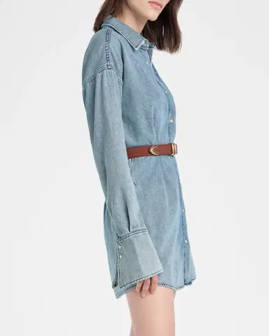 Favorite Daughter The Eyes on Me Denim Mini Dress | Thumbnail 5 Favorite Daughter The Eyes on Me Denim Mini Dress | Thumbnail 5