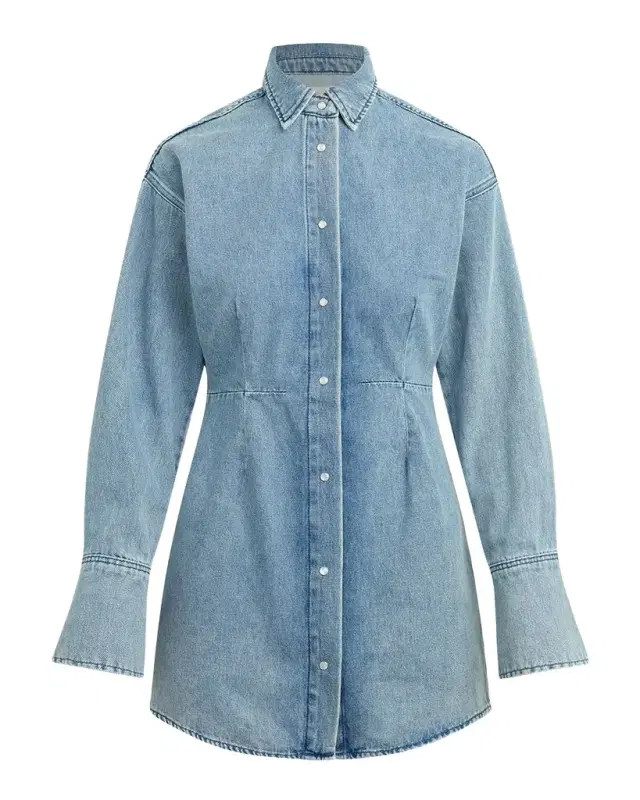 The Eyes on Me Denim Mini Dress