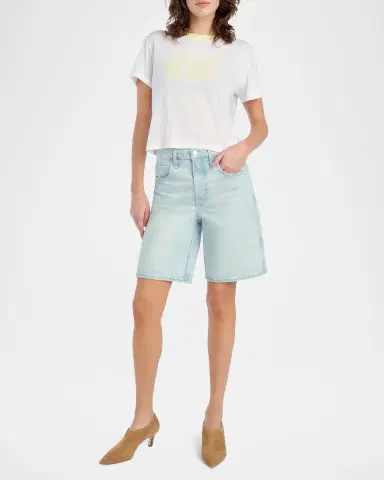Favorite Daughter The Tommy Bermuda Denim Short | Thumbnail 2