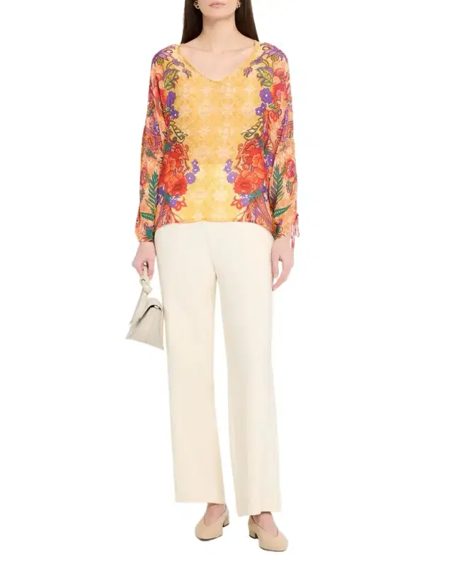 Erykah Floral-Print Blouse
